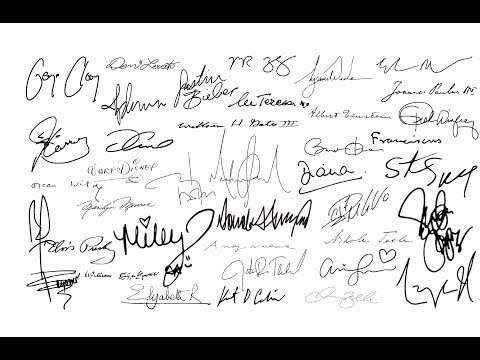 Celebrity Signatures