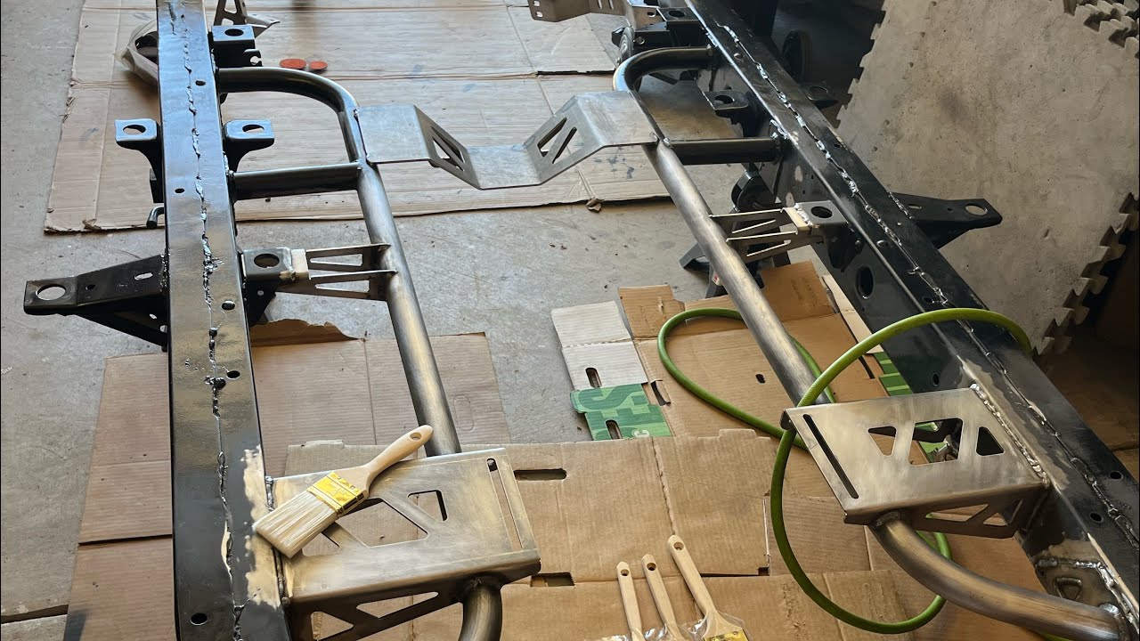 Bel Air Paint Chassis Day 1 Prep Chassis YouTube