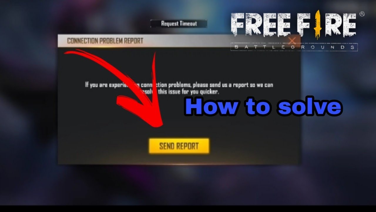 free fire network connection error problem new update how to solve this ...
