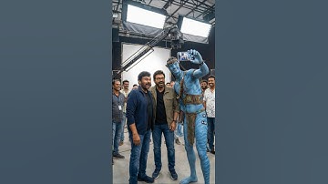 Avatar 3 Hero Takes Selfie with Chiranjeevi & Venkatesh Daggubati 😲🔥 #avatarmovie #chiranjeevi #