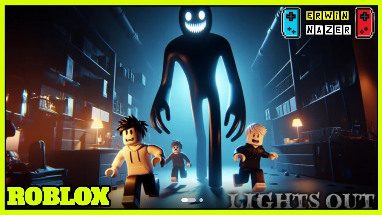 UJI NYALI KELUAR DARI MATI LAMPU | ROBLOX LIGHTOUT