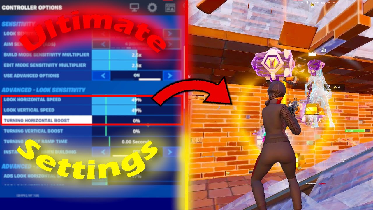 *UTIMATE* NEW BEST Chapter 4 Controller *AIMBOT* Settings & Sensitivity ...