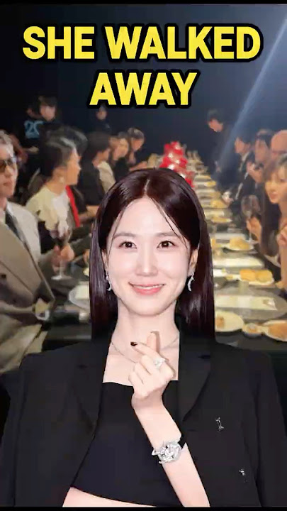 Park Eun Bin Walked Out While Everyone Else Partied #kpop #breastcancerawareness