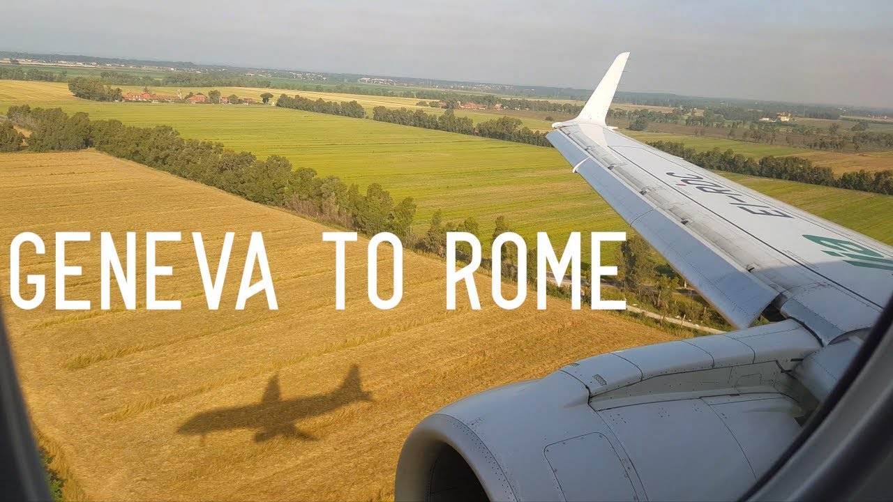 Geneva to Rome - Flying Across the Alps - YouTube