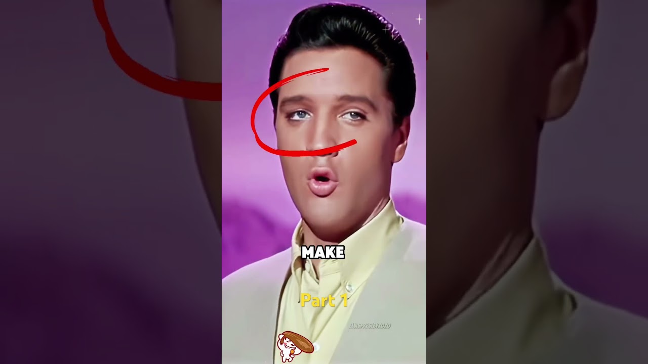 No wonder Elvis Presley always used shoe polish on his hair 