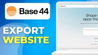 How To Export Website Designed By Base44