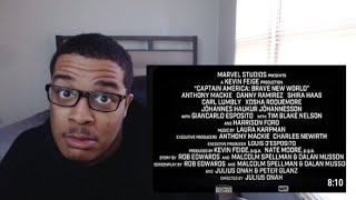 CAPTAIN AMERICA BRAVE NEW WORLD LEAKED END CREDITS REACTION!