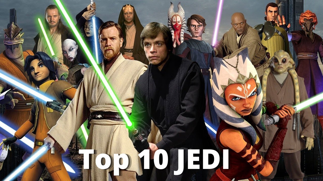 Top 10 Most Powerful JEDI In Star Wars Cannon YouTube