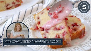 How to Make the BEST Strawberry Pound Cake