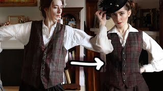 Thrift Flip! A Modern Waistcoat to Victorian-Style