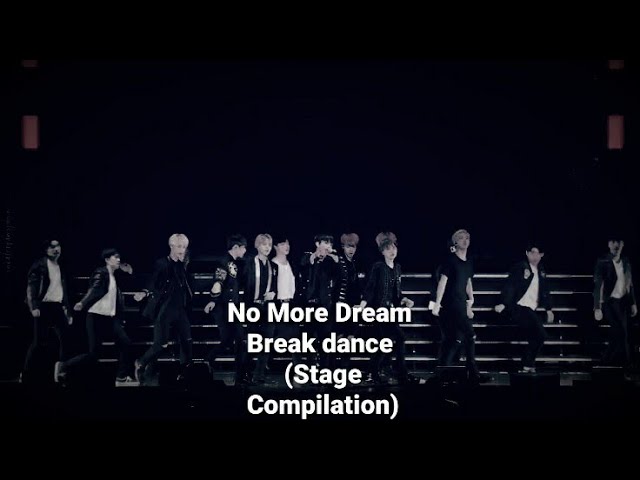 BTS No More Dream Break Dance (Stage Mix Compilation).