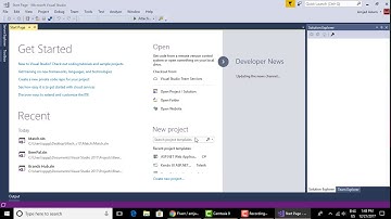 how to change project location in visual studio