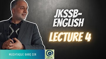 JKSSB F.A.A. :  LECTURE 4 (PART 1)