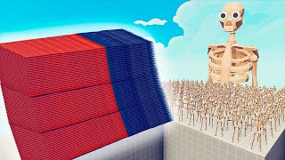 100x SKELETON + 1x GIANT vs EVERY GOD  Totally Accurate Battle Simulator TABS