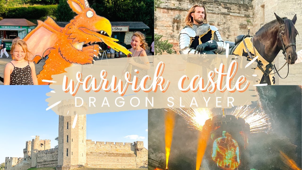 An Epic Show at Warwick Castle ?? | the dragon slayer family vlog | ad media event