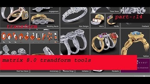 HOY TO USE 3D,2D,1D & TRANSFORM ALL MATRIX 8.0 part-:14