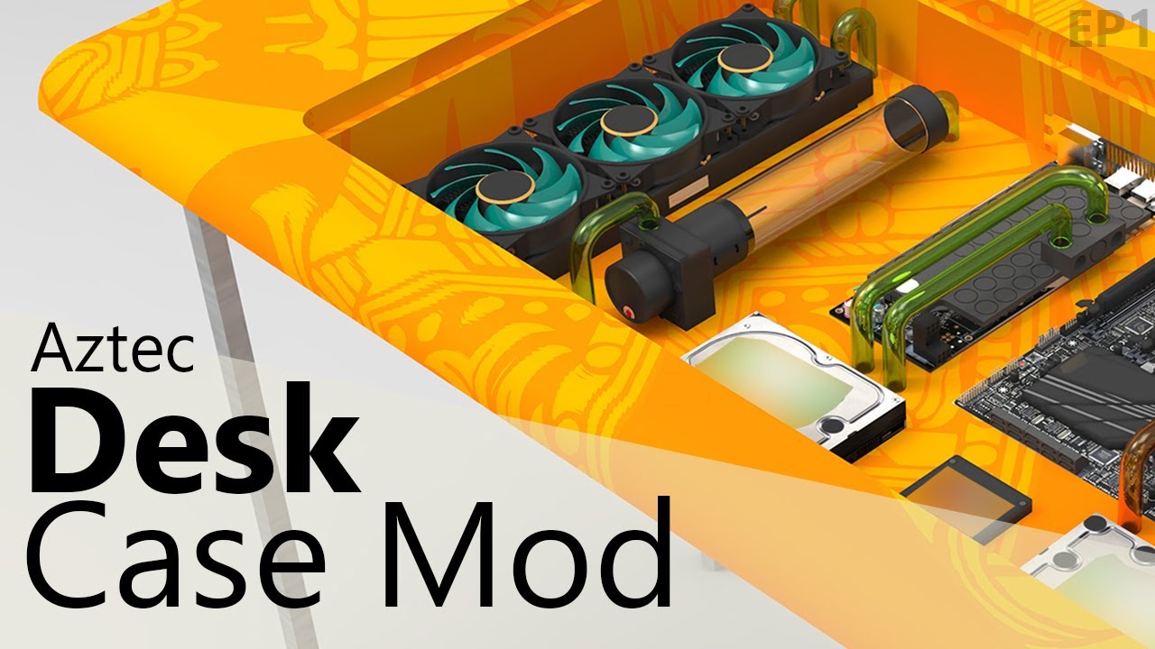 Creare una Desk Case Mod 🛠 - Aztec EP.1 - YouTube