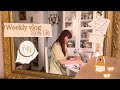 Weekly vlog  ptisserie broderie et moments cosy 