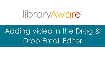 Adding video in the Drag & Drop Email Editor