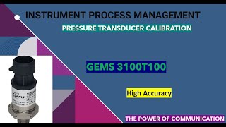 #pressure#Transducer_#GEMS_3100T100#Calibration