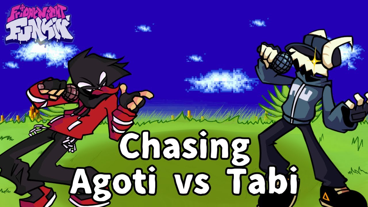 Friday Night Funkin' - Chasing but Agoti (old) And Tabi Sing it