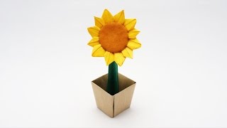 ORIGAMI SUNFLOWER 🌻 (Jo Nakashima)