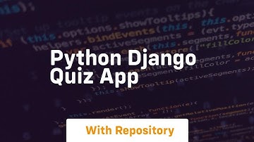 python django quiz app