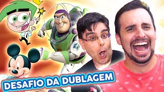 DESAFIO da DUBLAGEM com GUILHERME BRIGGS (Buzz Lightyear, Optimus Prime, Superman, Cosmo, etc.)