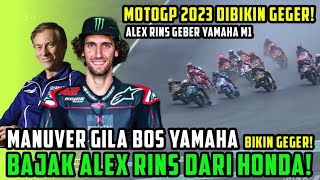 BIKIN GEGER! BERITA MOTOGP TERBARU 2023, MANUVER GILA YAMAHA BAJAK ALEX RINS DARI HONDA!