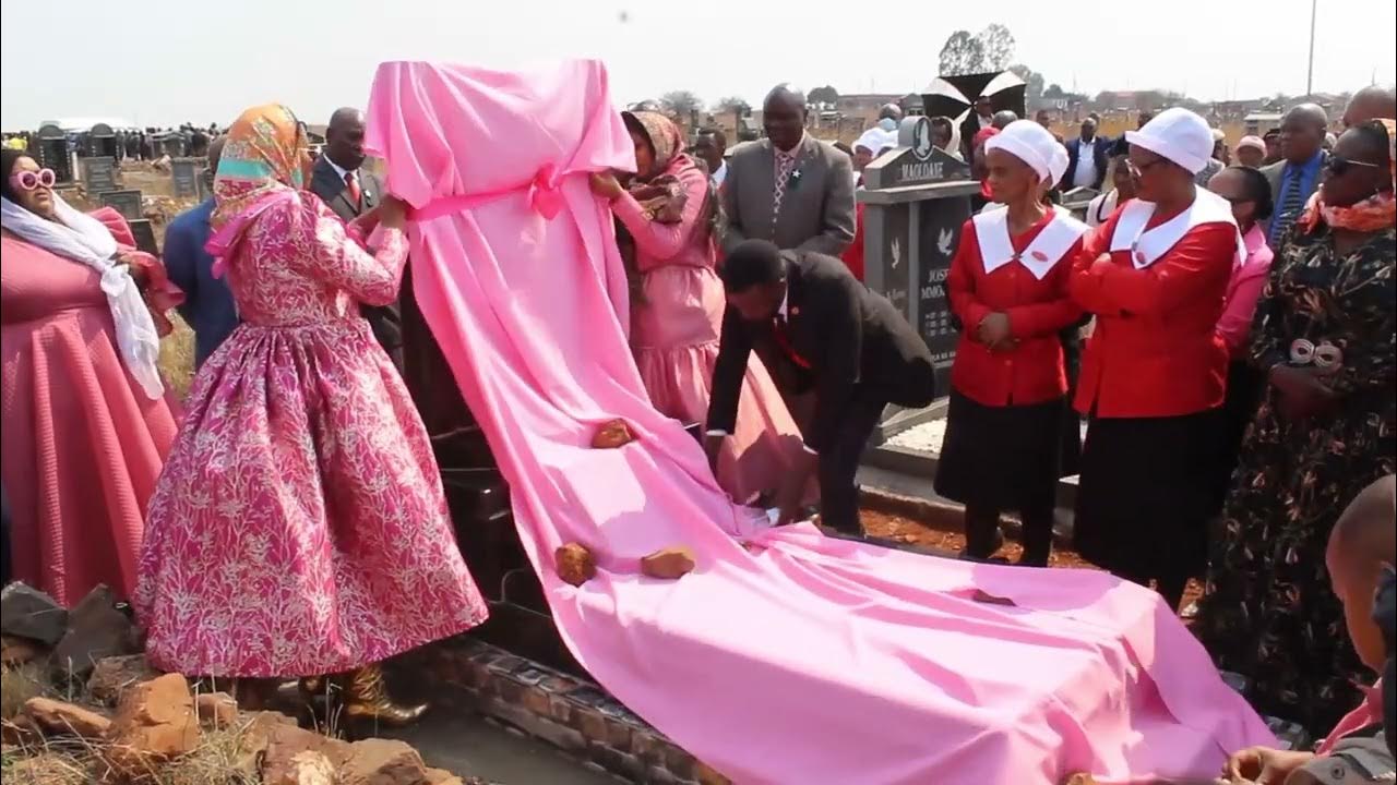 Tombstone Unveiling Ceremony in Mathopestad YouTube
