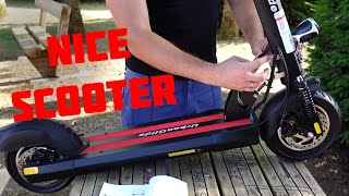 Urban Glide Ride all Road 2 electric scooter unboxing - 120kg and 40km range - WOW screenshot 4
