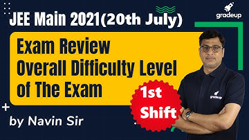 JEE Main 2021 Exam Analysis and Difficulty level  | JEE Main Analysis | Gradeup JEE