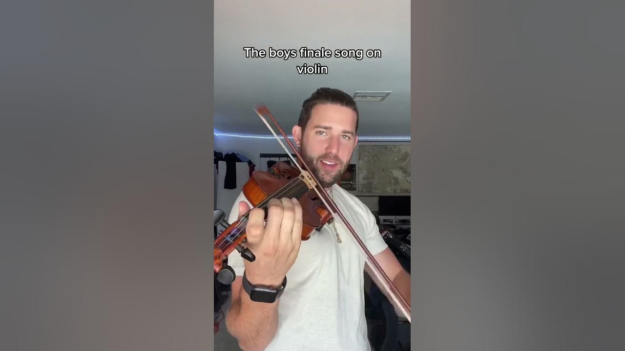 The Boys Finale Song- on Violin! #theboys #music #violin #shorts