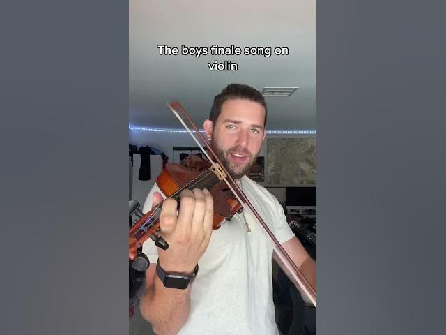 The Boys Finale Song- on Violin! #theboys #music #violin #shorts