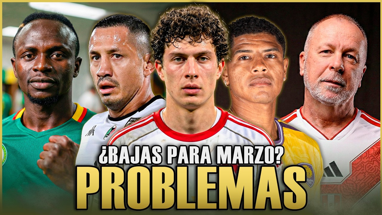 BAJAS en SELECCIÓN PERUANA: ¿FABIO GRUBER en RIESGO vs SENEGAL HONDURAS? LAPADULA CARTAGENA LESION