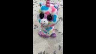 TY Beanie Boos Wishful Unicorn 6" Tall Stuffed Plush Doll Review #Shorts #shorts #ty #youtube