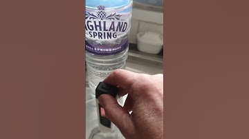 Testing Highland Still Spring water #bottledwater 17/10/23