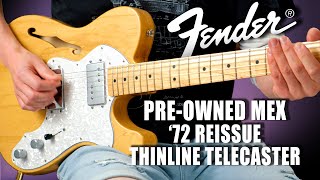 Fender '72 Thinline Reissue Telecaster Pre-owned | Let The Tones Do The Talking..