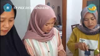 Kegiatan UP2K PKK Desa Sindang Membuat Keripik Pisang Lumer BANANA SINDANG #majalengka #pkkdesa