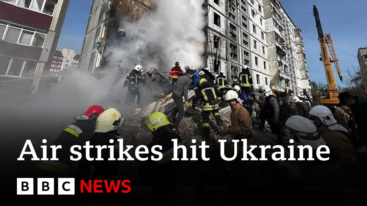 Ukraine hit by Russian missile strikes with multiple people dead  – BBC News