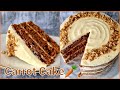 Carrot Cake | Carrot Cake with Cream Cheese Frosting | Carrot Cake Recipe | Soft and Moist Cake