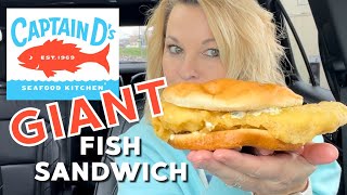 Captain D’s GIANT FISH SANDWICH - #9 Fast Food Fish Sandwich Season Review