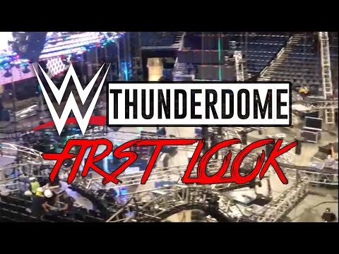 FIRST LOOK: WWE ThunderDome Set Construction Underway at Amway Center