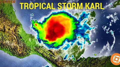 Tropical Storm Karl Heads to Land