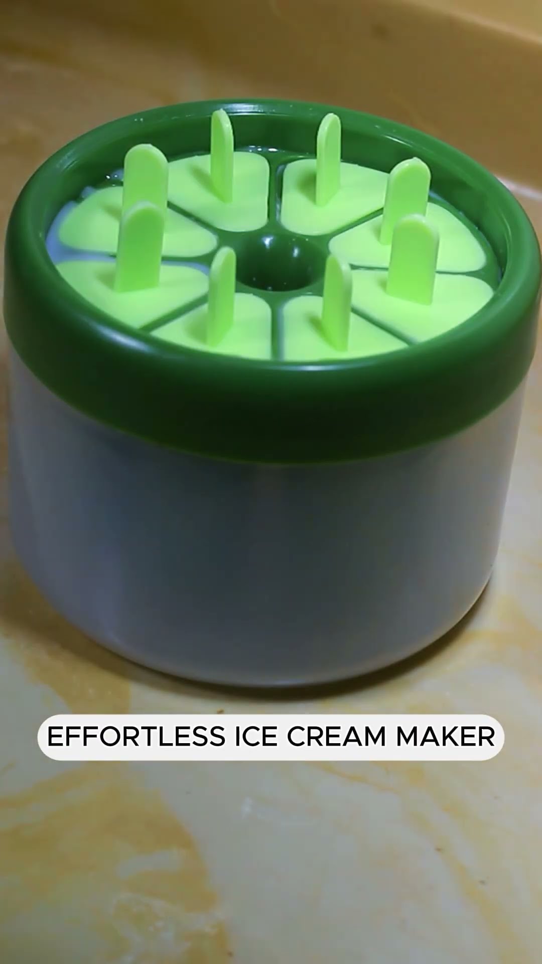Quick Freezing DIY Tasty Ice Cream Maker Container1️⃣9️⃣ Product Link in Bio ( # 1486 ) @MaviGadgets