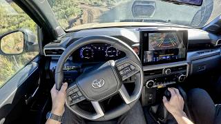 2024 Toyota Tacoma TRD Offroad (6-Speed Manual) - POV Trail Driving Impressions