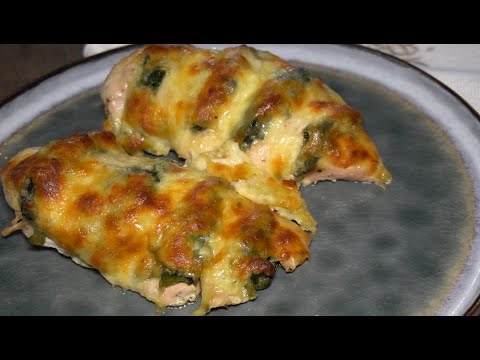 ქათამი ისპანახის გულსართით|Chicken With Spinach|MK's Posh Kitchen