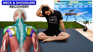 Recovery for shoulders, neck, upper back. Dry-land Workout 3