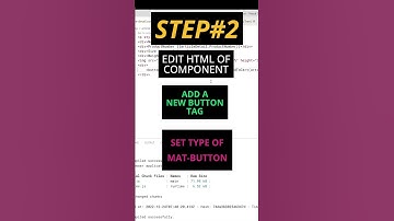add mat-button in your Angular component