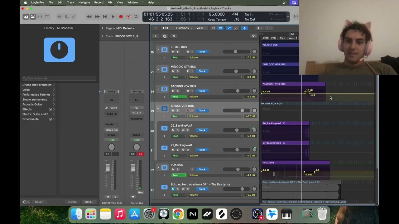Final mixing touches · Part 4 — Track 1 Audio video